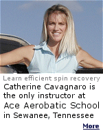 Ace Aerobatic School is operated by flight instructor Catherine Cavagnaro who holds CFI-I certificates in both single and multiengine land airplanes. She is also a Professor of Mathematics at the University of the South and chairs the Dept. of Mathematics.