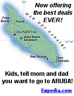 We're guessing there won't be any more high school trips to Aruba.  If you've ever wanted to go there, now is probably the time, no lines and real deals on airfare and lodging.