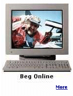 www.beglist.org bills itself as a spot for cyber begging and internet panhandling.