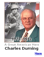 Most Americans recognize Charles Durning as a movie and television star.  But, few know that he fought at Normandy,  the Battle of the Bulge,  survived the Malmedy massacre, and was awarded 3 Purple Hearts and a Silver Star.