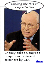 Vice President Cheney and CIA Director Porter J. Goss asked Congress to exempt CIA employees from legislation already endorsed by 90 senators that would bar cruel and degrading treatment of any prisoner in U.S. custody.