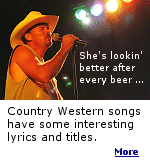 It is hard to believe, but the titles to these country western songs are real !