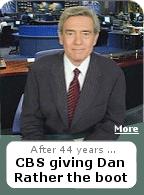 CBS shafted Walter Cronkite to give Dan Rather the news anchor position, and now they're doing it to Dan Rather.