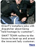 This may cost DirecTV a bundle. According to the woman's attorney, his client ''suffered severe post-traumatic stress disorder, panic attacks and insomnia''.