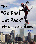 The �Go Fast Jet Pack� has been the vision of Troy Widgery since childhood memories of James Bond in �Thunderball.�