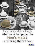 Hats fell out of favor in the early 1960's.  President Kennedy did not like hats, and it suddenly became unfashionable to wear one. Time to bring them back!