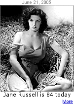 Where has time gone?  Jane Russell is 84 today.