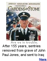 We are in real trouble, when we have to send the soldiers guarding the grave of John Paul Jones to Iraq.