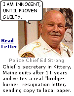 Chief Strong denies everything in his secretary's resignation letter. Read the comments posted by newspaper readers.