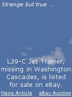 The owner of the L39-C Jet Trainer listed his plane for sale on eBay, just before he and the plane were reported missing in Washington State.