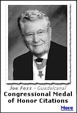 Joe Foss, a family friend, was one of more than 3,400 Congressional Medal of Honor recipients.