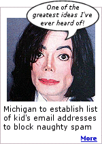 Michigan to establish a ''do not spam'' list of children's email addresses.  What could possibly go wrong?