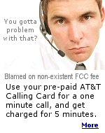 AT&T claims it is required by the FCC to pay the in-state connection fees set by each state. That would be nice, except according to an FCC spokesman, ''Calling card rates aren't regulated. Period.''