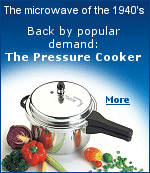 The ''tick-tick-tick'' of the pressure cooker is a great childhood memory.  And, you can make the toughest roast as tender as a filet mignon. Click to learn more.