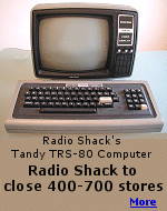 Radio Shack's earnings are in the dumper.