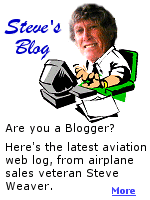 Check-out Steve Weaver's aviation blog by clicking here.