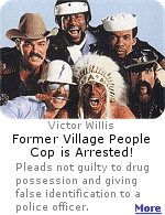 Victor Willis, the former Village People Cop, arrested on drug charges. Now staying at the YMCA.