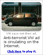 From 2005: Volkswagen is denying responsibility for the ad circulating on the Internet.  Click to see it.