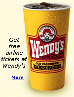 To promote Coca Cola sales,  Wendy's is giving away free AirTran tickets.  Click here to learn more.