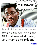 The IRS loves to go after high-profile offenders. Wesley Snipes is charged with six counts of failing to file income tax returns. Snipes starred in movies such as ''Blade'', ''White Men Can't Jump'', and ''Demolition Man''.