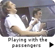 A couple of pilots get bored, and decide to play with the passenger's minds.